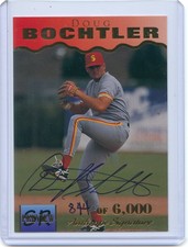 1995 SIGNATURE ROOKIES PREVIEW AUTOGRAPH AUTO #3 DOUG BOCHTLER 844/6000 *53223