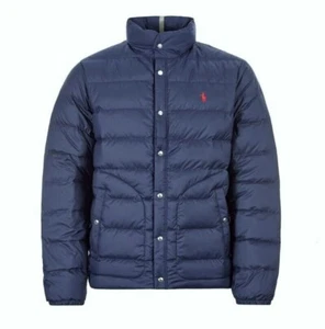 NWT Ralph Lauren Polo Men's Down Puffer Jacket in Navy Size XL MSRP: $228 - Picture 1 of 9