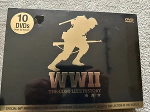WWII: The Complete History 10-Disc DVD Set Over 30 Hours WORLD WAR 2 Sealed 2011 - Picture 1 of 3