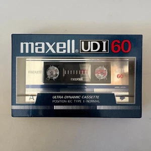 Maxell Ud I 60 Min. Audio Cassette Tape Type 1 Normal Position 1985 Japan - NEU - Bild 1 von 4