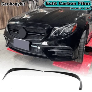 Carbon Splitter Stoßstange Lippe Spoiler Canards für Mercedes W213 C238 E43 - Picture 1 of 12