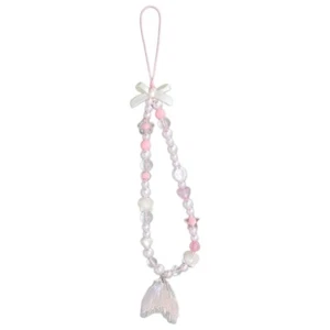 Wrist Strap Handmade Bracelet Keychain for Women Girl Phone String - Zdjęcie 1 z 8