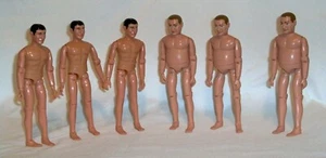 1999 FIGURES TOY COMPANY THREE STOOGES SHEMP & CURLY JOE LOT * NUDE & LOOSE - Picture 1 of 6