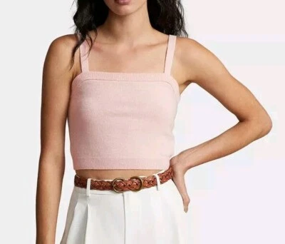 Polo Ralph Lauren Lavable Cachemira Tubo Top Rosa Talla XL Foto 1 de 4