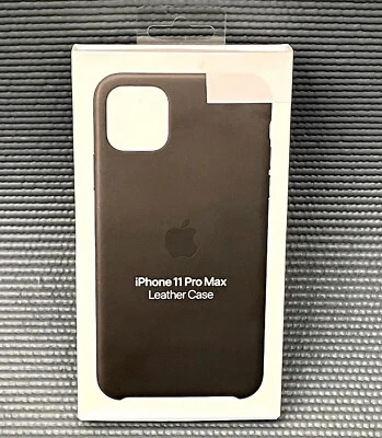 原始设备制造商苹果品牌 iPhone 11 Pro Max 皮革贴合保护壳黑色 MX0E2ZM/A 开箱 — 第 1/4 张图片