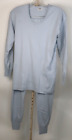 Men's BYC Collection M Gray Cotton Knit 2 Piece Base Layer Under Garments