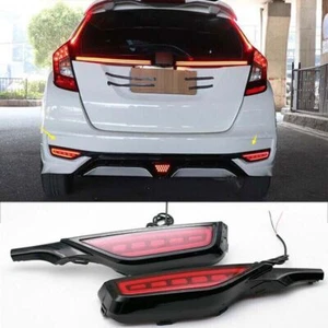 For Honda Fit Jazz GK5 2018-2020 Led Rear Fog Light Lamp Turn Signal Brake light - Picture 1 of 12