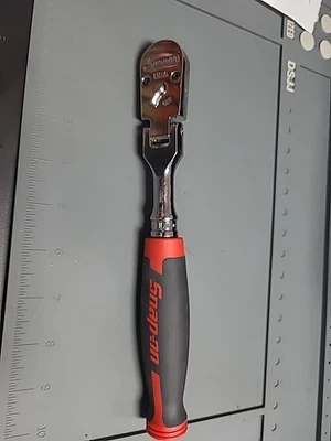 Snap On 3/8" FLEX Head Ratchet  Soft Handle FHF100 Excellent Used 9 1/2" - Image 1 of 4
