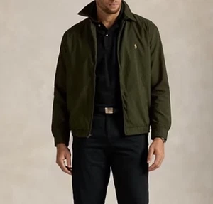 Polo Ralph Lauren Giacca Uomo Grande Verde Bi-Swing Plaid Foderata Pony Preppy - Foto 1 di 8
