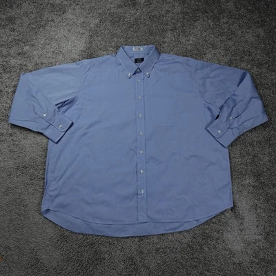 Vintage Gitman Bros Shirt Mens 20 Cotton USA OCBD Big & Tall Long Sleeve Dress - Image 1 of 4