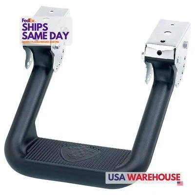 Carr 104811, Pair of Hoop II Multi mount Step Black Aluminum Performance Parts - Image 1 of 4