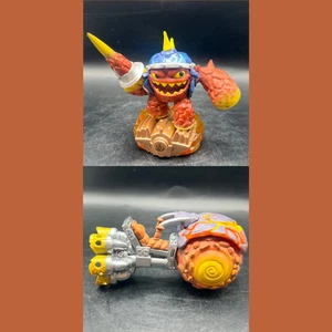 Skylanders SuperChargers Lava Lance Eruptor 87536888 Burn-Cycle 87545888 Fire - Imagen 1 de 19