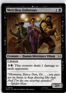 Merciless Enforcers C Marvel's Spider-Man 58 MTG Card - Picture 1 of 2