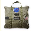NASA Red Canoe Helmet Bag Patch Olive Green Unisex Large Tote Bag New W/Tags