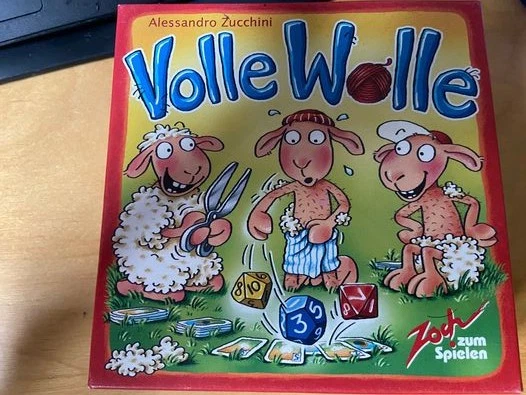 VOLLE WOLLE SPIEL FAMILIENSPIEL WÜRFELSPIEL VON Zoch TOP RAR + KOMPLETT - Bild 1 von 1