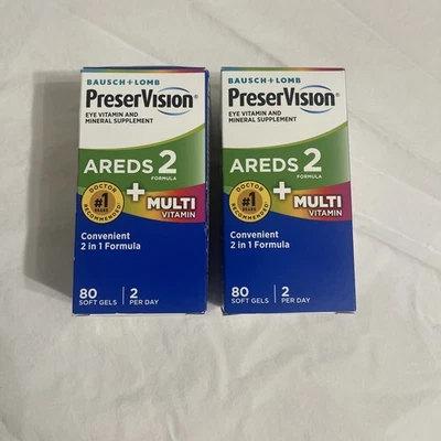 Variety Bausch + Lomb PreserVision Eye Vitamin & Mineral Sup. Exp. 9/26 Foto 1 de 4