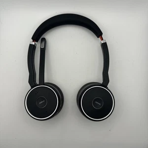 Jabra Evolve 75 HSC040W Stereo Headset Black Wireless Bluetooth No dongle - Zdjęcie 1 z 4
