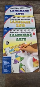 Carson Dellosa Language Arts Interactive Notebook 6-8 Grade Paperback Lot - Picture 1 of 3