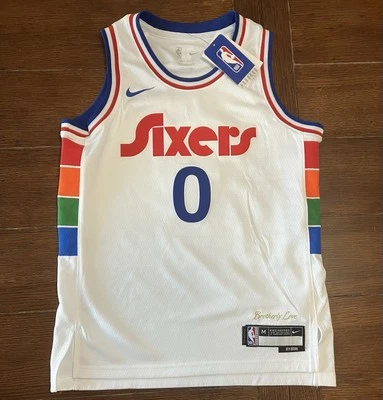 NWT Nike Swingman Tyrese Maxey Philadelphia 76ers City Edition Jersey Youth M - Image 1 of 4