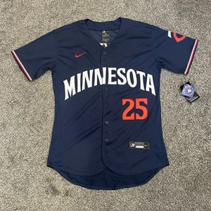 Adult Small Byron Buxton Minnesota Twins Navy Jersey - Picture 1 of 2