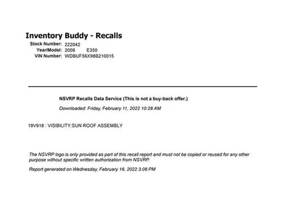 (LOCAL PICKUP ONLY) Passenger Front Door 211 Type E320 Fits 07-09 MERCEDES E-CLA - Image 1 of 2