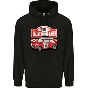 Rallye Monte Carlo Mini Rally Car Childrens Kids Hoodie - Picture 1 of 39