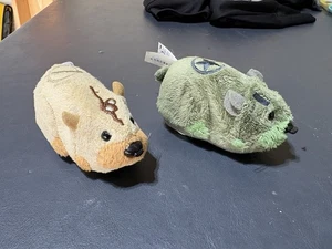 Vintage Lot Of 2  Kung Zhu Electronic Talking Pet Hamsters ROCK O & RIVET VG. - Picture 1 of 5