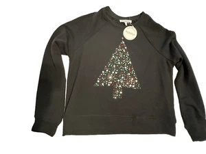 Workshop Republic Kleidung Pailletten Perlen Weihnachtsbaum Sweatshirt Gr. XS - Bild 1 von 6