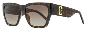 Marc Jacobs Square Logo Sunglasses Marc 646/S 086HA Havana 57mm - Picture 1 of 3