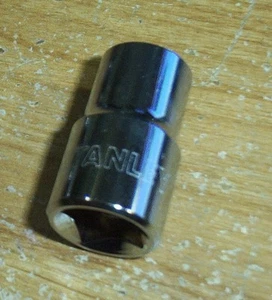 SOCKET STANLEY SAE 6 PT 1/2 IN UNIDAD STD PROFUNDIDAD SELECCIÓN TAMAÑO DE 3/8 A 5/8 PULGADAS - Imagen 1 de 1