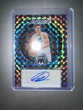 LAURI MARKKANEN 2022-23 Panini Mosaic SCRIPTS Auto Mosaic Prizm SP #MS-MAR Jazz