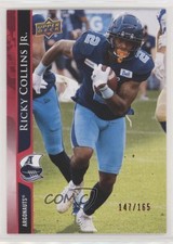 2021 Upper Deck CFL Red /165 Ricky Collins Jr #138