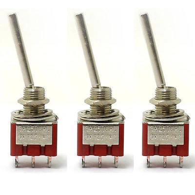 3pc Kippschalter für Verstärker DAC langen flachen Griff/Verstärker Chassis Tube - Bild 1 von 4