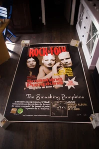 SMASHING PUMPKINS 🎸 ROCK & FOLK Large French Vintage Music Poster Original - Picture 1 of 7