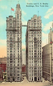 Postal Nueva York Nueva York - Trinidad y edificios inmobiliarios de Estados Unidos - Antigüedad 1905 (D4) - Imagen 1 de 4