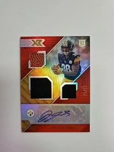 2018 Panini XR Jaylen Samuels Auto Triple Jersey Relic Rookie RC Card 75/75 - Picture 1 of 2