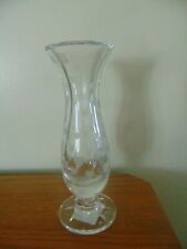 WATERFORD Marquis ROMANCE COLLECTION Crystal Bud Vase 8"  made n Poland Hearts  
