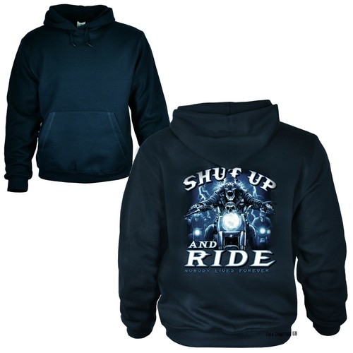 SACAI Felpa Chopper Biker felpa con cappuccio Bobber moto felpa con cappuccio *4140 navy