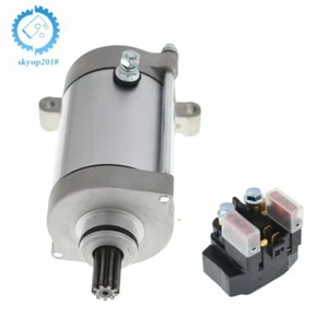For Yamaha New Starter & Relay Solenoid Grizzly 660 YFM660 2002-2008 Atv - Picture 1 of 7