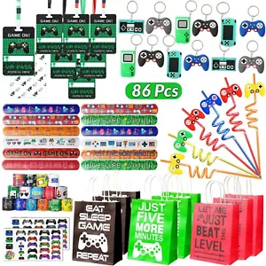 Videojuego Cumpleaños Fiesta Favores Regalo para Niños Juego 12 Juego Pase Llavero de Paja - Imagen 1 de 6
