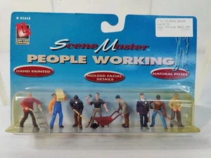 NUEVOS TRENES REALISTAS SELLADOS ESCENA MAESTRO PERSONAS FIGURAS DE TRABAJO ESCALA O #1860 - Imagen 1 de 1