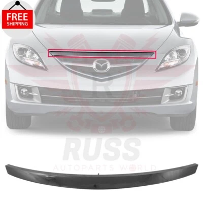 New Front Grille Molding Trim Primed Black Fits 2009-2013 Mazda 6 MA1210103 — 第 1/4 张图片