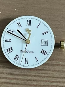 movimento eta 956.112 completo di quadrante paul picot watch spare repair - Foto 1 di 3