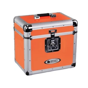 Odyssey KLP1-HOTRODORANGE Vintage Series Hot Rod Orange Record Case - Picture 1 of 2