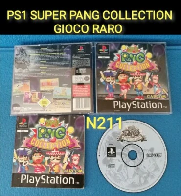 PS1 SUPER PANG COLLECTION LOTTO PS1 PS2 PS3  PLAYSTATION PAL BLACK LABEL RARO  - Immagine 1 di 4