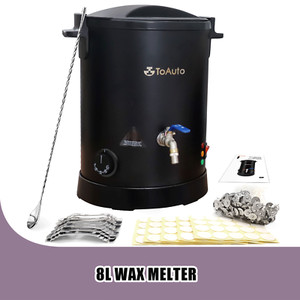 Fonte à Cire électrique TOAUTO 8L 110V - Pour Fabrication Bougies, Acier Inox, Thermostat, Neuve