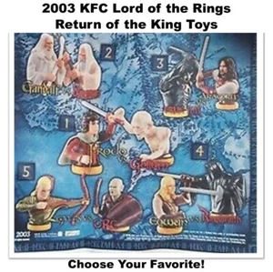 KFC 2003 Vintage Lord of the Rings Return of the King Figures-Choose! - Picture 1 of 6