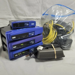 Linksys 1 BEFSR41 Router 2 WRT54GS Routers 1EZXS55W Switch 1 Cisco WiFi Extender - Picture 1 of 8