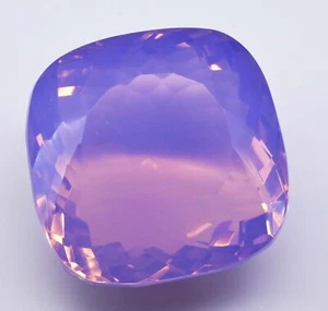 150.05 Ct Purple Pink Opal Cushion Cut Certified Loose Gemstone - Bild 1 von 4