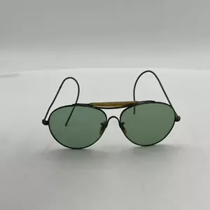 Vintage Ray-Ban Bausch & Lomb Blendfreie Piloten Sonnenbrille Bakelit Rusty See - Bild 1 von 10